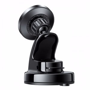 Autohoidik Joyroom JR-ZS240 must (juhtmevaba laadimine 15W) (magnetiline / kleepuv alus)