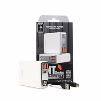 WEKOME WP-27 Tint Series - Power bank 10000 mAh Super Fast Charging USB-C PD 20W + 2x USB-A QC3.0 22.5W (valge)