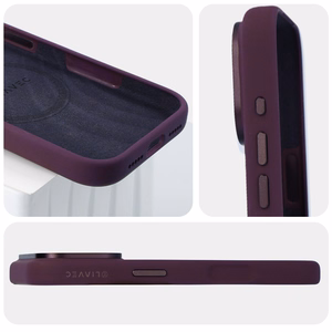 Liavec Silky ümbris metallist kaameraraamiga mudelile iPhone 18 Pro Max/17 Pro Max, lilla