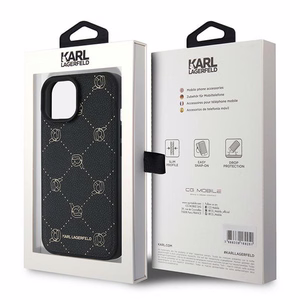 Karl Lagerfeld Karl Head MagSafe Ümbris jaoks iPhone 15 Plus - must