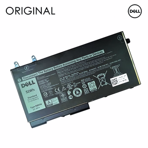 Originaal sülearvuti aku DELL R8D7N, 4255mAh