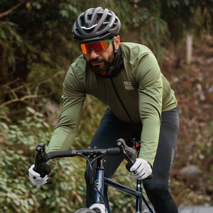 Rockbros TLWT001 ROAD TO SKY windproof insulated cycling jersey M - green
