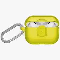 Uniq Glase Pro Ümbris jaoks AirPods Pro 3 Lock Ümbris - Läbipaistev kollane