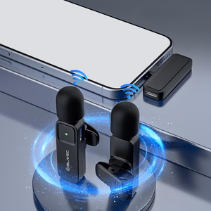 Blavec MK-01 ClipGo klambermikrofonid, 2 tk, USB-C (LMMK01-B) (värv: must)