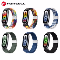 Strap to Mi Band 8 Xiaomi Forcell F-Design FX5 polyester fiber buckle tumesinine
