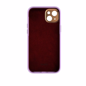 Moshi Napa ümbris seadmele iPhone 14 Plus, MagSafe'iga ühilduv, vegannahast, Lavender Purple värvitoonis