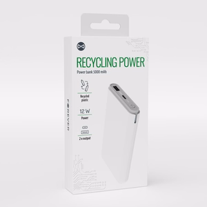 Forever ringlussevõetud akupank 5000 mAh RPB-05-18,5