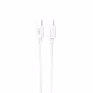 Dudao L4C USB-C / USB-C 30W Kaabel 1.2m - valge