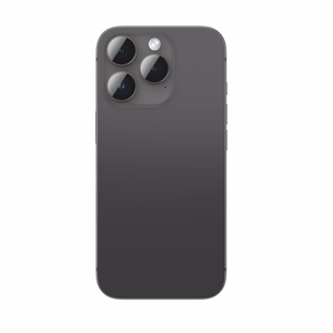 AmazingThing AR Aluminum 3 Lens Glass с рамкой объектива камеры для iPhone 16 Pro / 16 Pro Max - чёрный