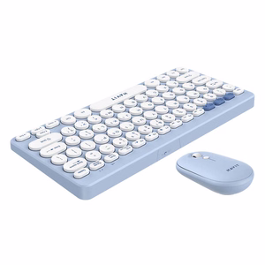 Havit KB279GCM juhtmevaba 2-in-1 mängu komplekt klaviatuur + hiir (sinine) (QWERTY)