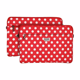 Wonder Sleeve Laptop 17 inches punane polka-dot