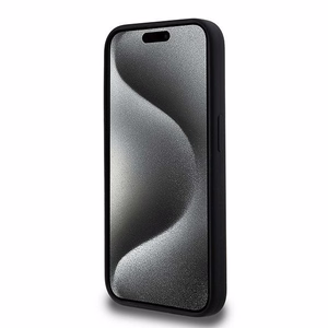Силиконовый чехол Karl Lagerfeld Karl&Choupette MagSafe для iPhone 15 Pro Max - чёрный