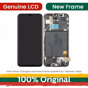 Samsung A405 Galaxy A40 (2019) LCD-ekraan raamiga, must, Telemaxi taastatud