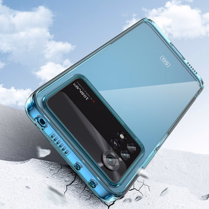 Outer Space Case for Xiaomi Poco X4 Pro 5G ümbris paindliku raamiga sinine