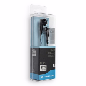 Juhtmega kõrvaklapid Jack 3,5 mm Sennheiser MX375 must