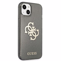 Guess GUHCP13SPCUGL4GBK iPhone 13 mini 5.4" must/must kõva ümbris Glitter 4G Big Logo