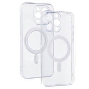 Чехол Tel Protect MagSilicone для iPhone 15 Pro Max прозрачный