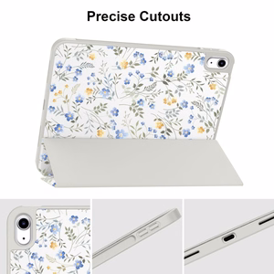 Чехол Tech-Protect SC Pen для iPad 10.9" 2022 (10 пок.) / 11" 2025 (11 пок.) - ромашки с листьями