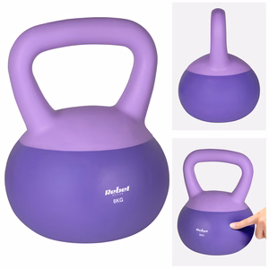 REBEL ACTIVE Soft Kettlebell pehme vinüülist sangpomm, 8 kg