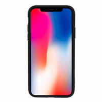 MOTO CARBON Ümbris jaoks Samsung Galaxy A6 Plus 2018 Must with punane stripe