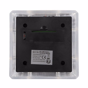 GreenBlue GB128 WW – 100×100 mm päikesetoitega LED-aiapostivalgusti, 3200 K