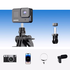 Selfipulk Orico SPM190 1/4 tolli statiiv telefoni kaamerale 360 kraadi pööramisega Bluetooth 5.2 - must
