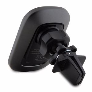 Mercedes MEWCCGSLK 15W induction holder for air vent/glass black/black Silver Stars MagSafe