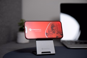 Karastatud klaas to iPhone 15 PLUS Forcell Matt Glass must