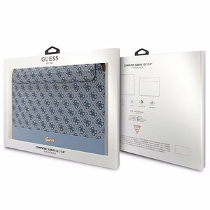 Guess 4G Stripe Metal Logo ümbris jaoks a 14" laptop - sinine
