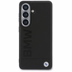 BMW Leather Hot Stamp MagSafe Ümbris for Samsung Galaxy S26 - must