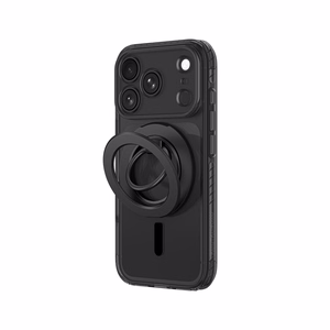 AmazingThing Titan Pro Lens Ring Set ümbris mudelile iPhone 18 Pro, kaamerakaitsega ja magnetrõngaga, ühildub MagSafe'iga – värv: must
