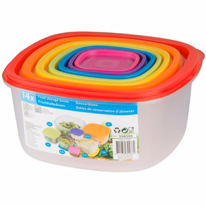 7 toidu säilituskarbi komplekt