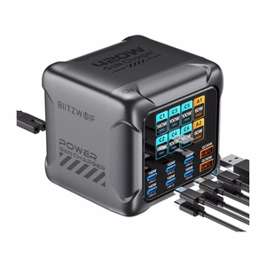 Blitzwolf BW-S33 420W зарядное устройство, 8 портов