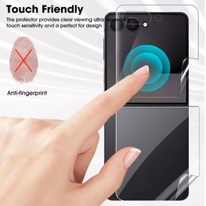 Ekraanikaitse Flexible Clear HD komplekt 2in1 Samsung F731 Z Flip5 (Bulk)
