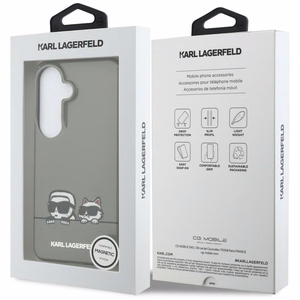 Karl Lagerfeld IML Peekaboo Karl&Choupette MagSafe Ümbris for Samsung Galaxy S26 - must
