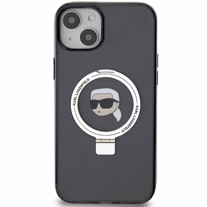 Karl Lagerfeld KLHMP15SHMRSKHK iPhone 15 6.1" must/must hardcase Ring Stand Karl Head MagSafe