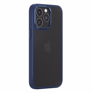 Comma ümbris Joy Elegant jaoks iPhone 15 Pro Max sinine