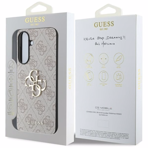 GUESS ümbris jaoks SAMSUNG A36 GUHCSA364GMGPI (4G PU Big Logo) roosa
