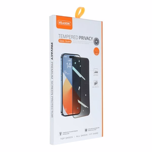 6D Pro Veason Privacy Glass - jaoks Iphone 16 Pro Max must