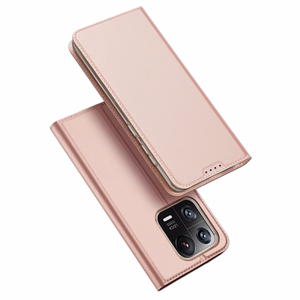 Dux Ducis Skin Pro Ümbris Xiaomi 13 Pro Flip Card Wallet Stand roosa