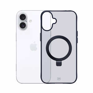 3mk Smoke Ümbris Mag&Stand jaoks Apple iPhone 16 - must