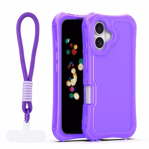 Safepop чехол с ремешком для iPhone 16 6,1" фиолетовый