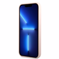 Guess GUHMP13MSBPLP iPhone 13 6.1" roosa/roosa hard ümbris Silicone Logo Plate MagSafe