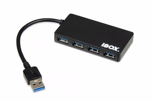 iBox IUH3F56 USB-jaotur USB 3.2 Gen 1 (3.1 Gen 1) Type-A 5000 Mbit/s Must
