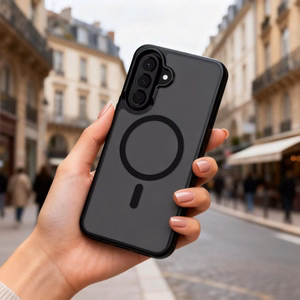 Tech-Protect MagMat MagSafe ümbris Samsung Galaxy A36 / A56 / A37 5G jaoks - must