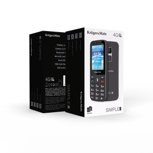 Kruger&Matz Simple 924 4G-telefon eakatele