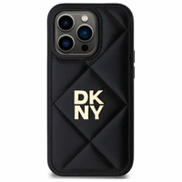 DKNY Quilted Stack Logo iPhone 14 Pro Max Ümbris - Must