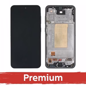 LCD ekraan sobib seadmele Samsung A366 A36 5G raamiga / must / OEM