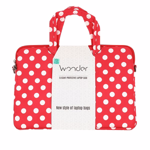 Wonder Briefcase Laptop 13-14 inches punane polka-dot