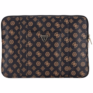 Guess Sleeve Peony Pocket Triangle 14" Laptop Bag - must